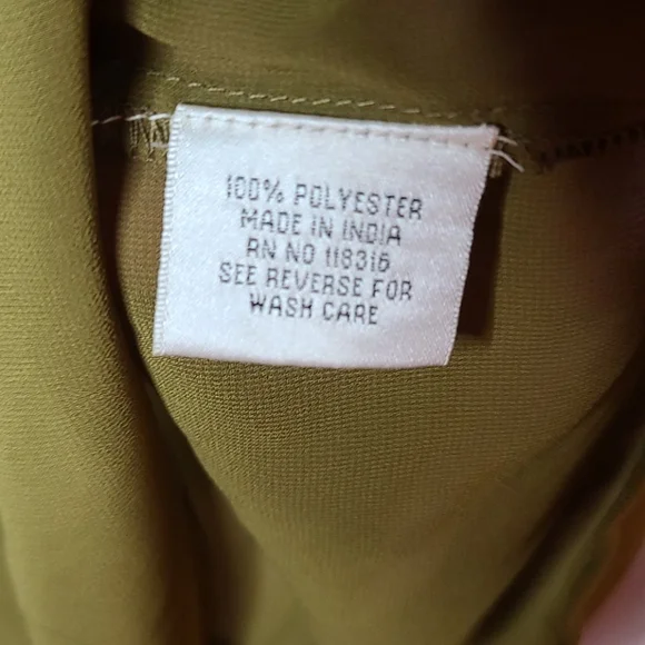 Glam Dollz embellished cross button down shirt Lg - Picture 7 of 7